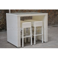 White Color Tente Rattan Bar Furniture